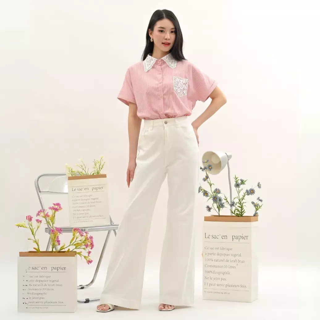 Hayden Flare Jeans in White