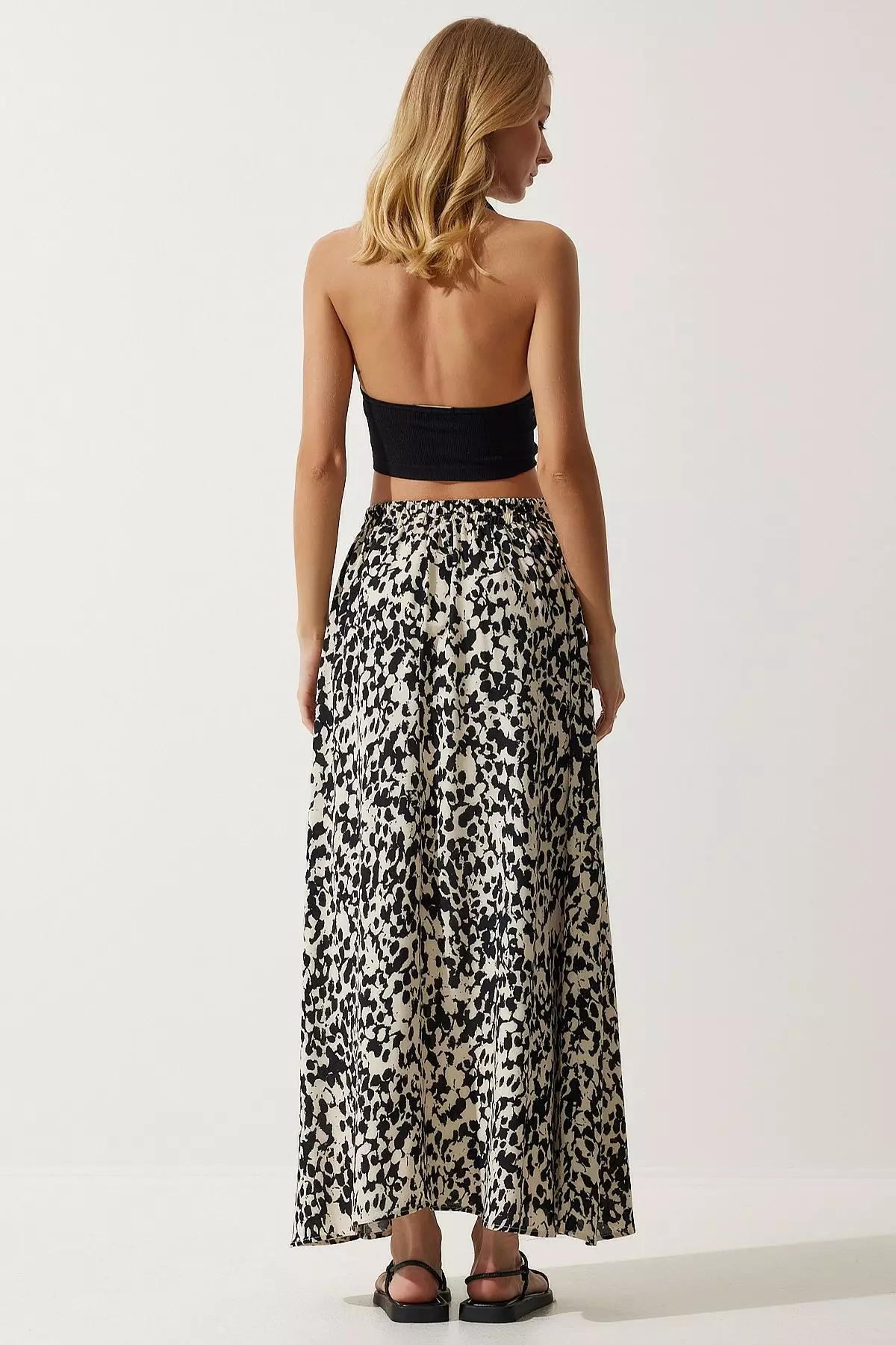 Long Printed Skirt