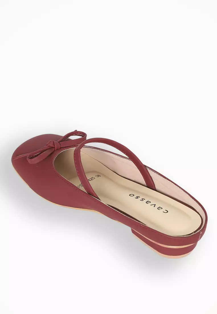 Lula Flats Shoes Maroon