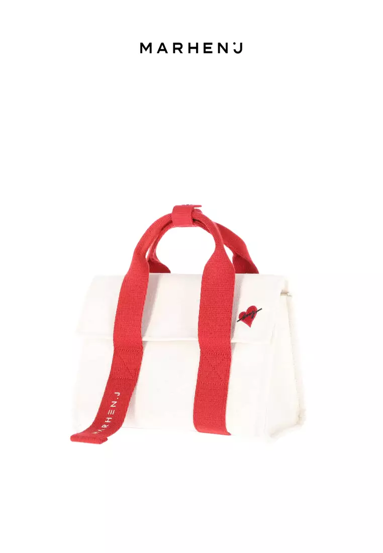 ROY NANO Canvas Crossbody Bag Heart Signal