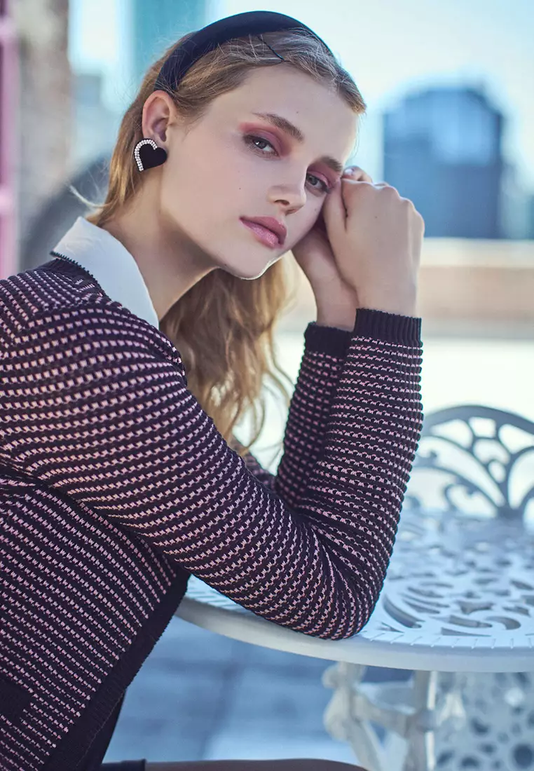 Scoop Neck Crop Cardigan