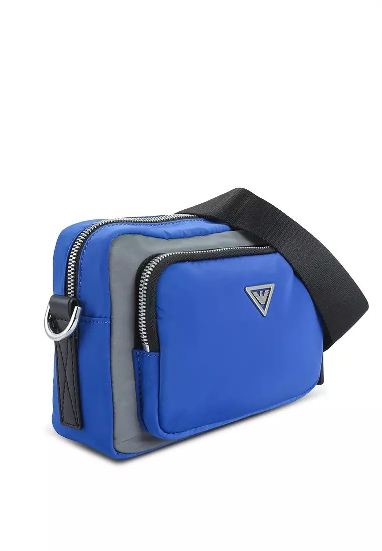Mens armani messenger outlet bag