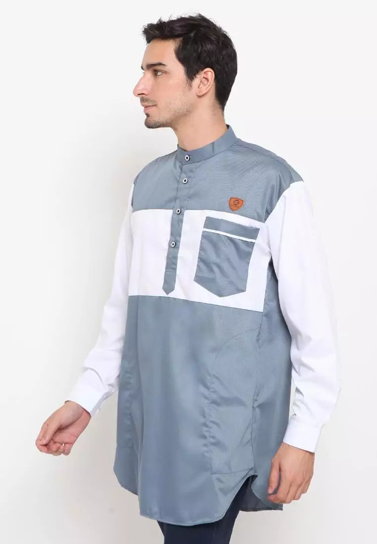 Zayidan Baju Koko Gamis Muslim Pria Zaid - Abu