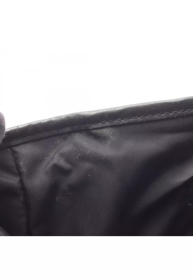 Pre-Loved Gucci gucci sima Messenger bag Shoulder bag leather black