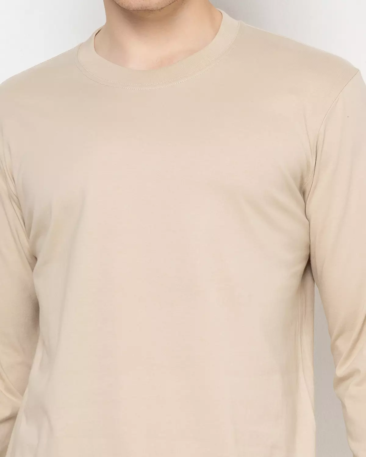 Country Fiesta Basic T-Shirt Long Bodysize Kaos Polos Heavyweight Blonde - 01TSL00144