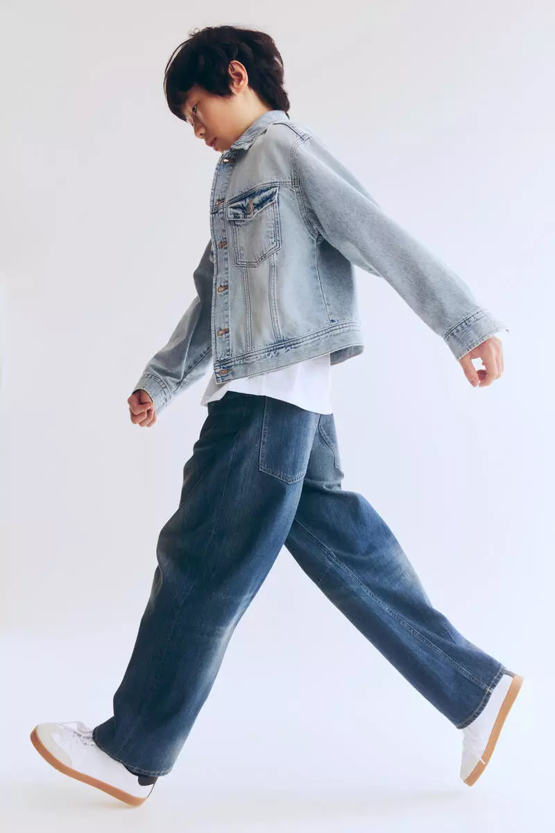 Barrel-leg jeans