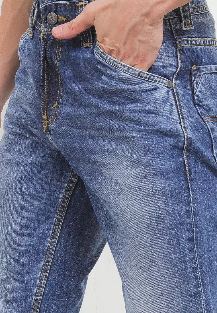 Slim Fit Denim Pants Cfl095D