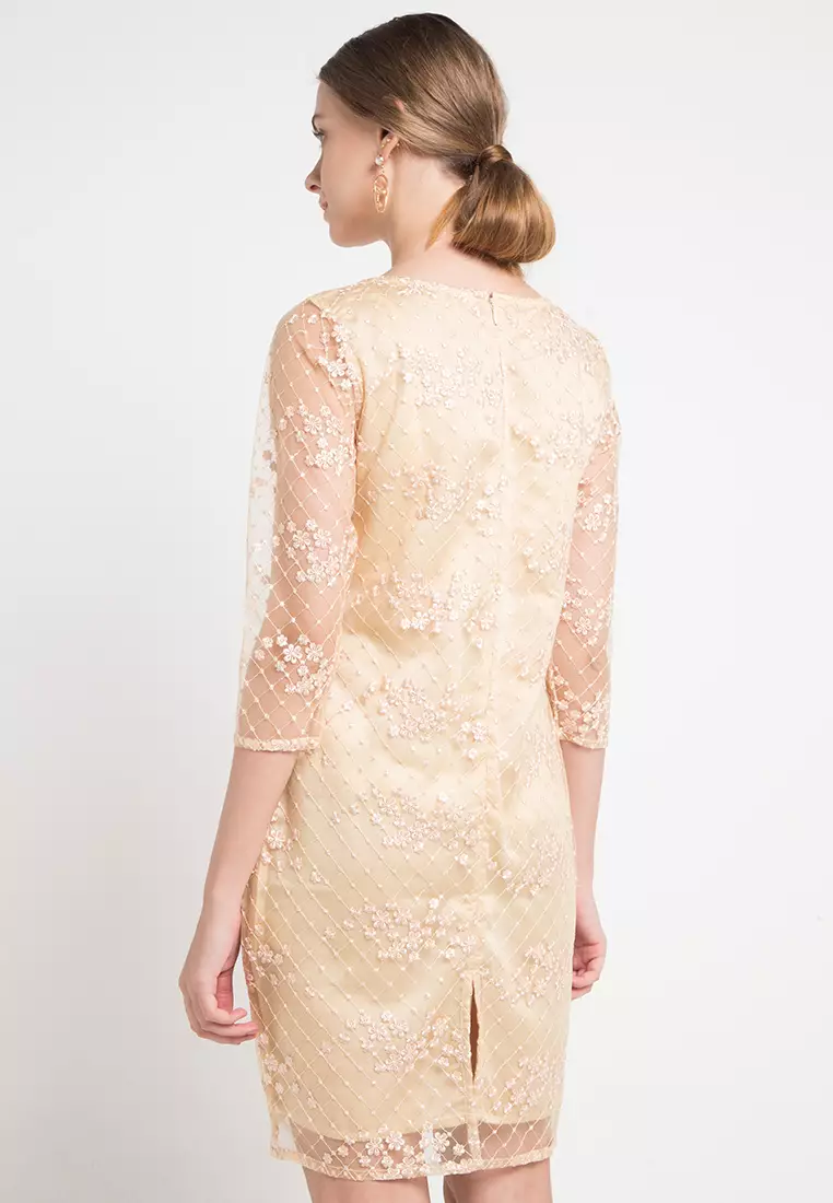 Shary Lace Dress In Cream