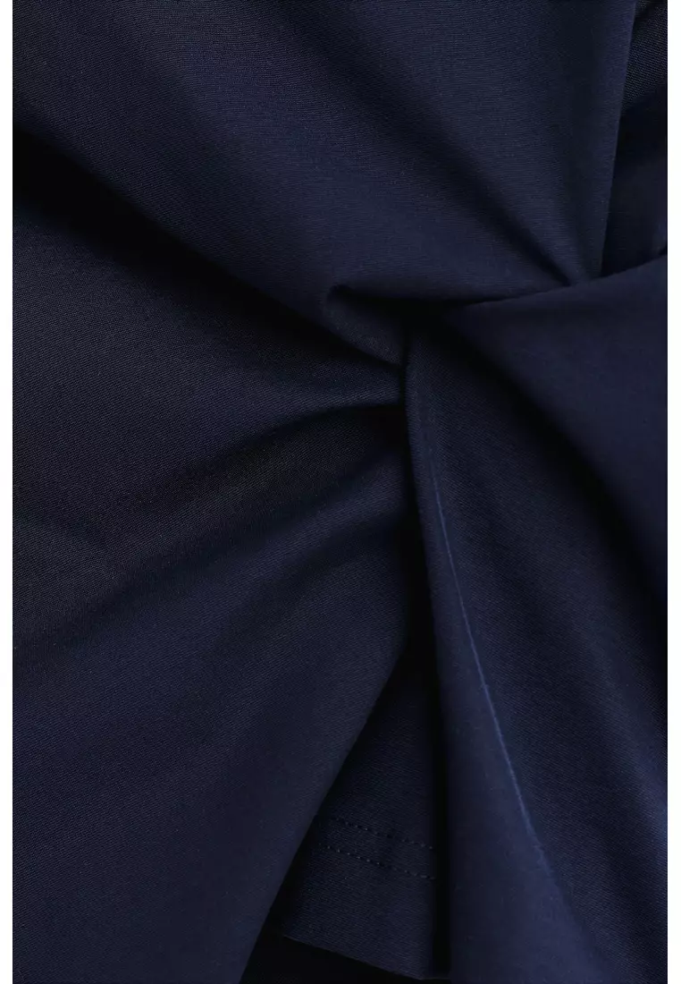 TWIST-DETAIL JERSEY TOP