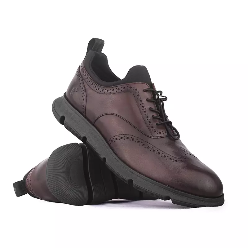 Sepatu Casual Formal Pria Gino Mariani Zenom 1 Coklat