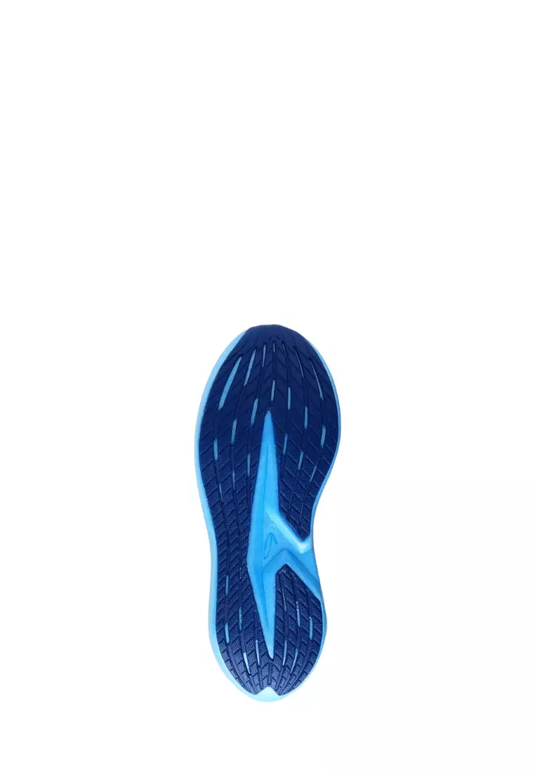 910 Nineten Aurorun Stride Sepatu Lari - Hitam/Biru/Navy