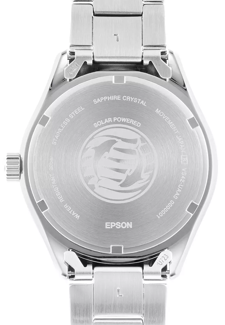 Orient Mako Silver Stainless Steel Analog Quartz Watch For Men RA-WJ0003S10B