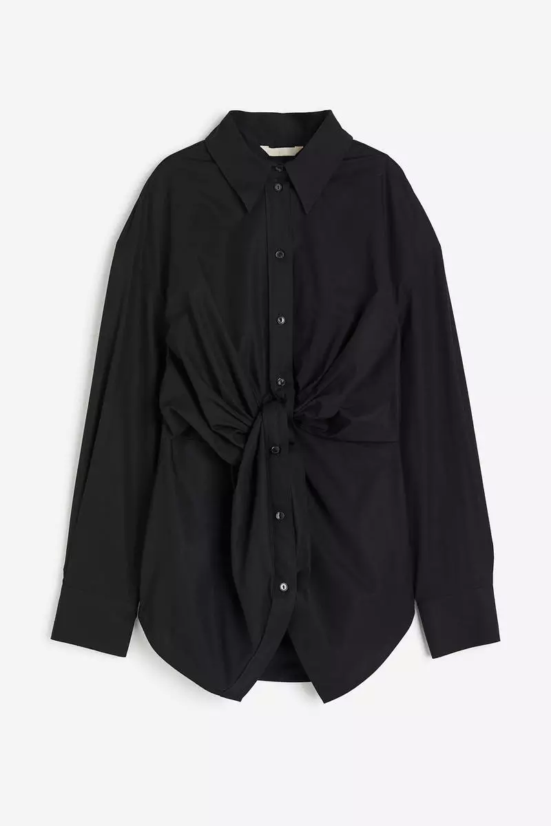 Knot-detail shirt