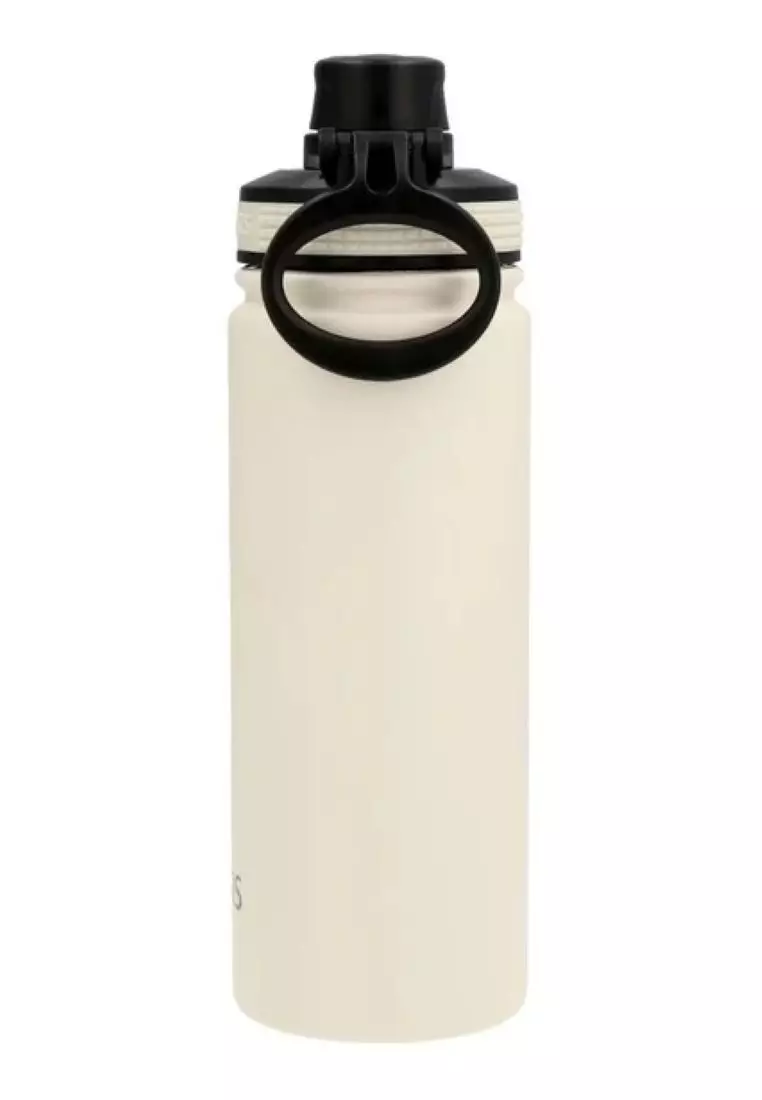 Oasis Stainless Steel Insulated Sports Water Bottle with Screw Cap 550ML - Alabaster