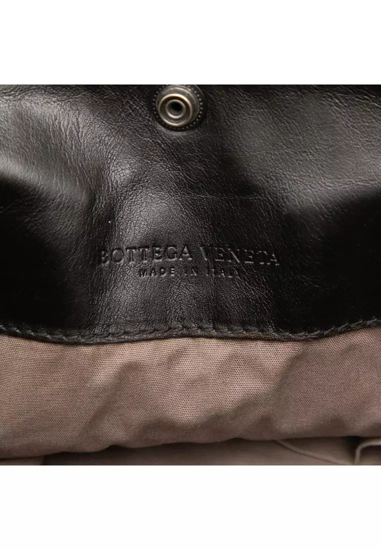 Pre-Loved Bottega Veneta Intrecciato Trimmed Nappa Convertible Tote