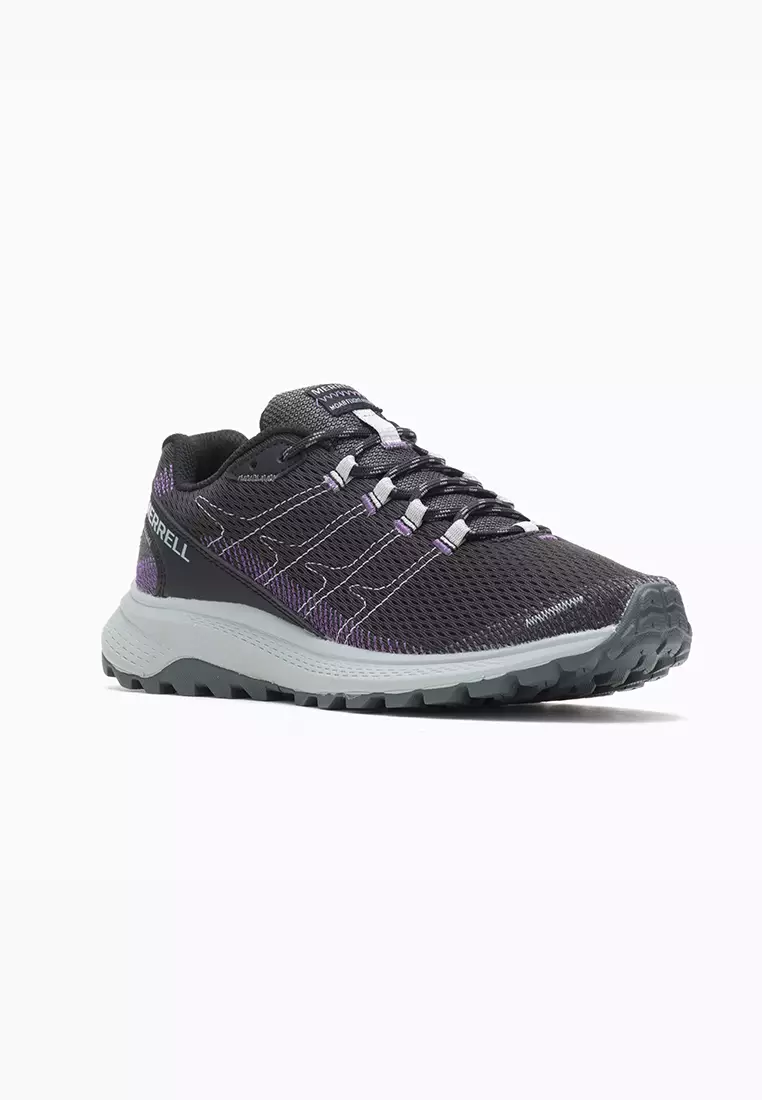 Discount on Merrell  shoes - SKU: Fly Strike-Black Womens  Trail Running Shoes