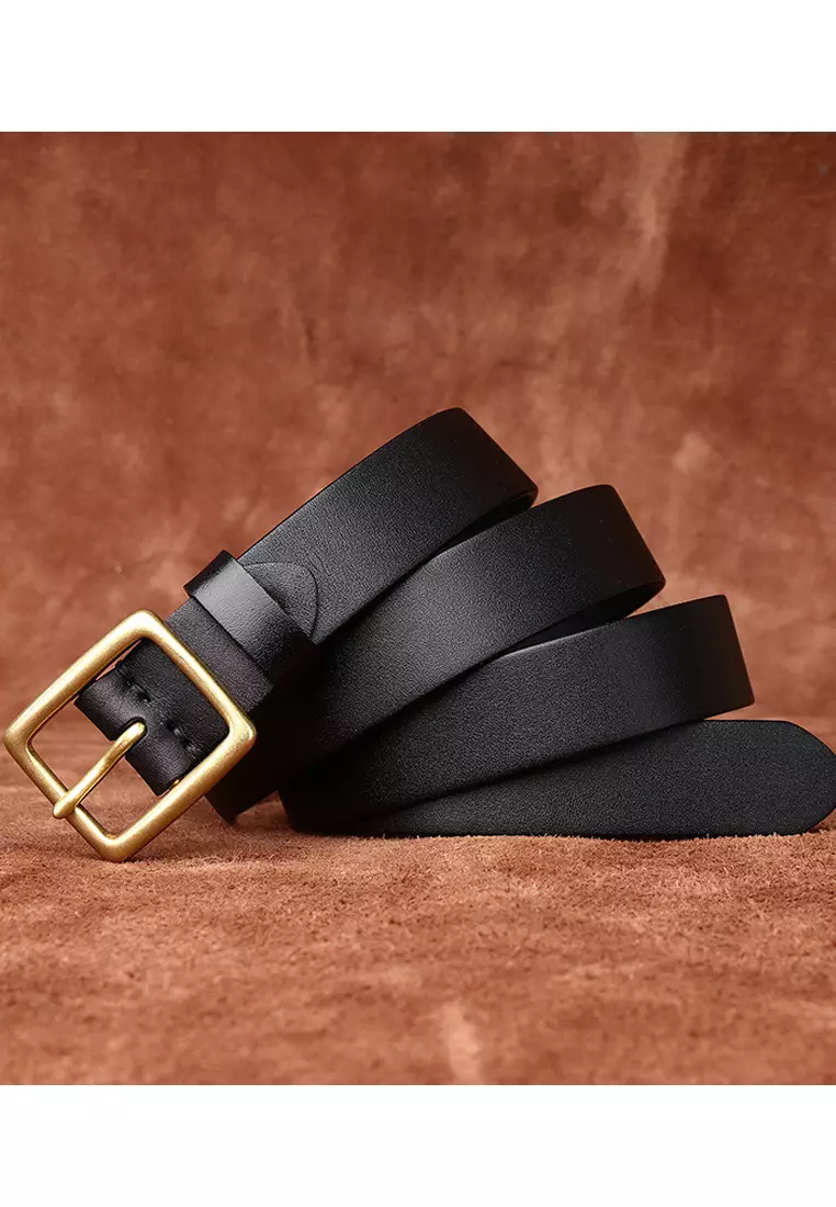 Glossy Grain Leather Belt CP151