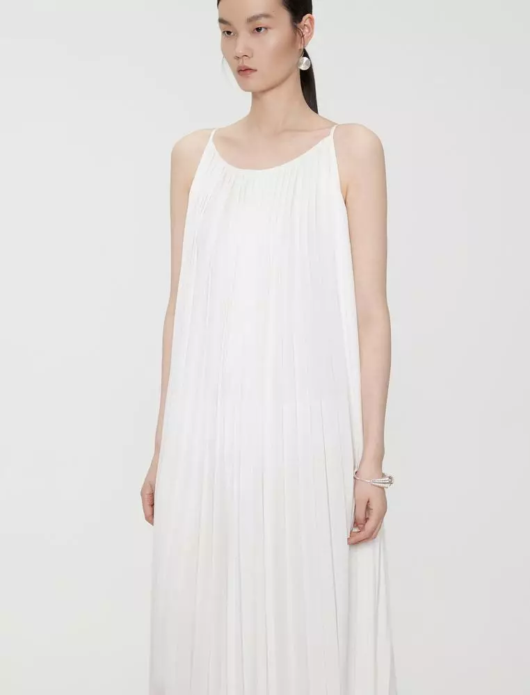 Jnby A-Line Pleated Strap Dress 2026 | Buy Jnby Online | ZALORA Hong Kong