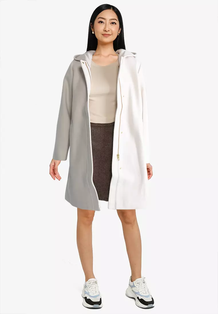 Rains base long sale jacket
