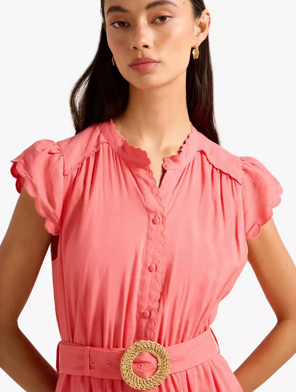 Serafina Scallop Edge Midi