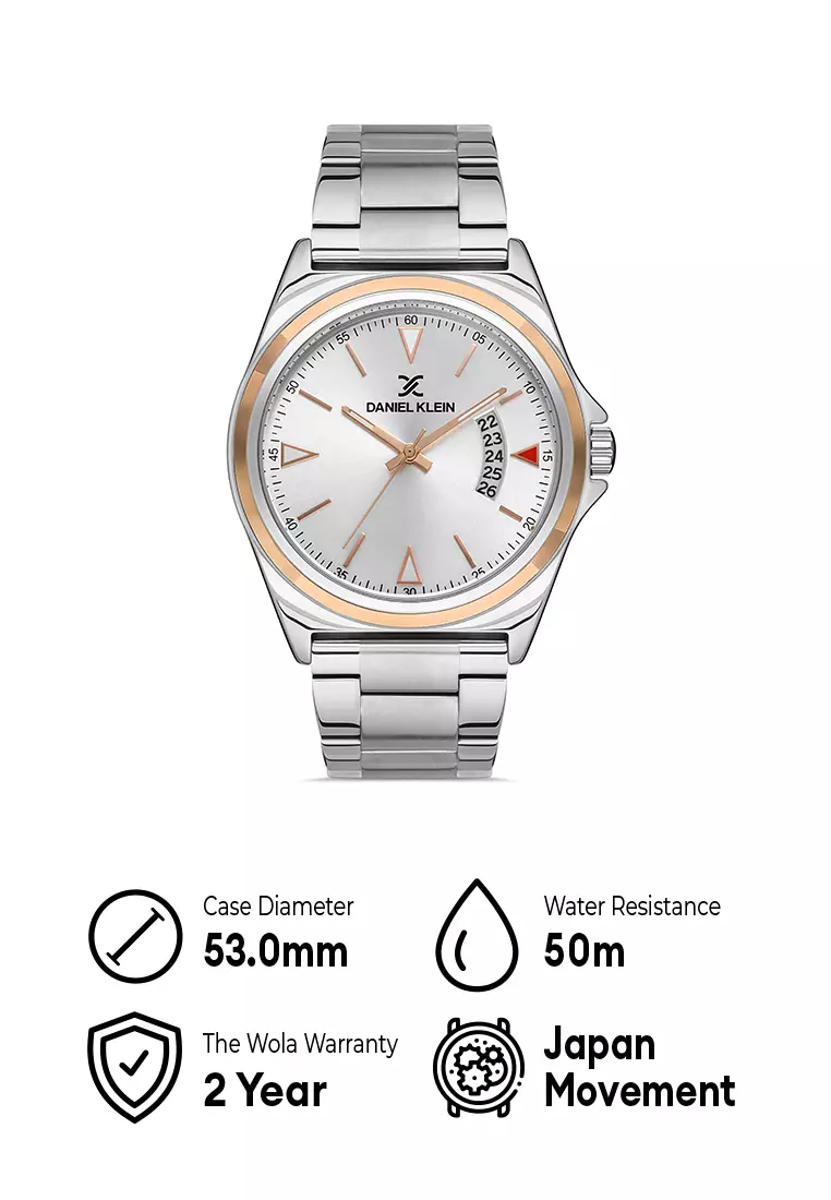 Daniel klein silver deals watch