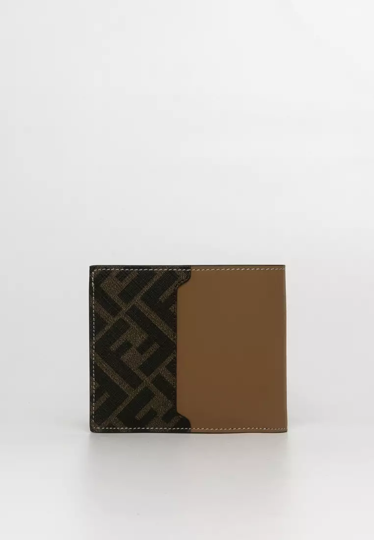 Fendi men's discount leather wallet