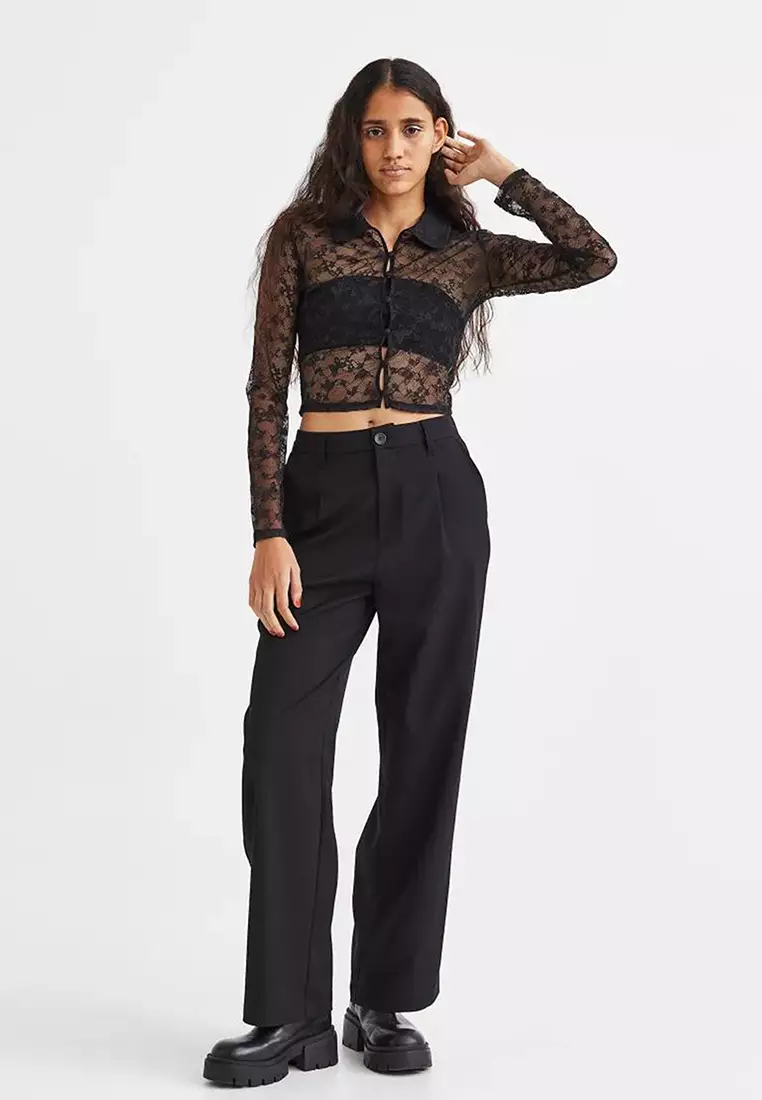 H&m 2024 lace shirt