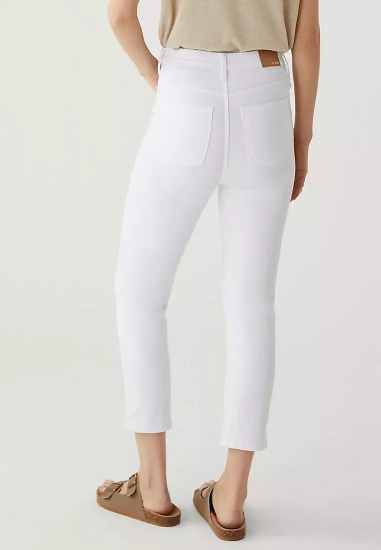 Supersoft High Waisted Skinny Cropped Jeans