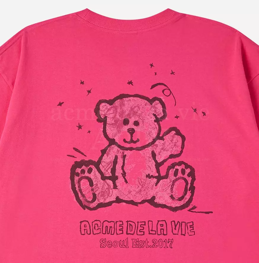 Tシャツ・カットソー ACME DE LA VIE HAND SKETCH BEAR SHORT SLEEVE T-SHIRT acme de la vie