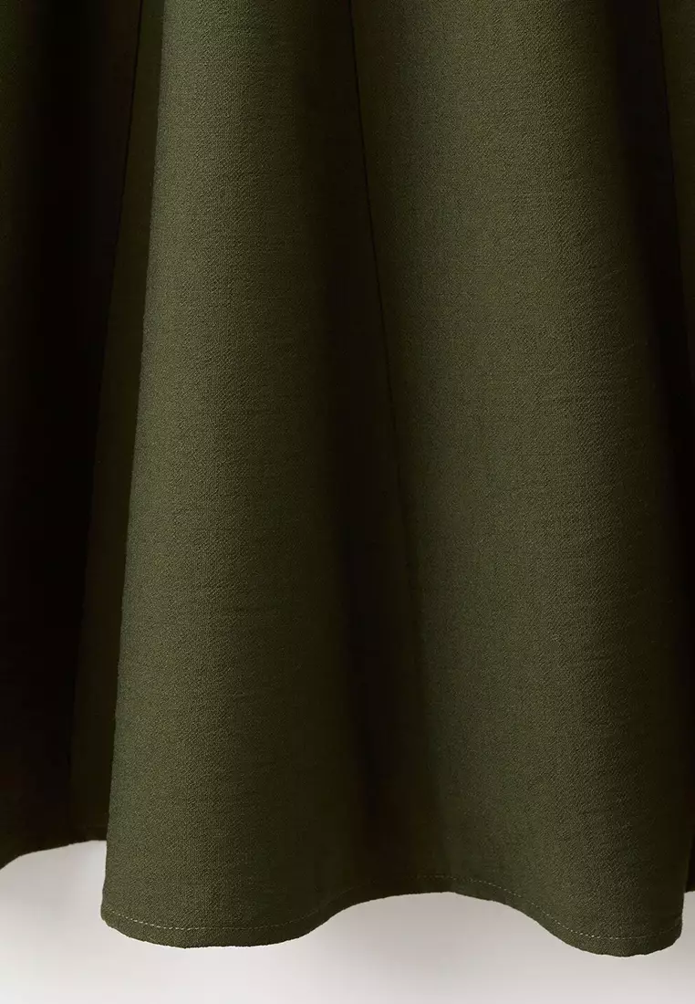 A-Line Dress With Godets