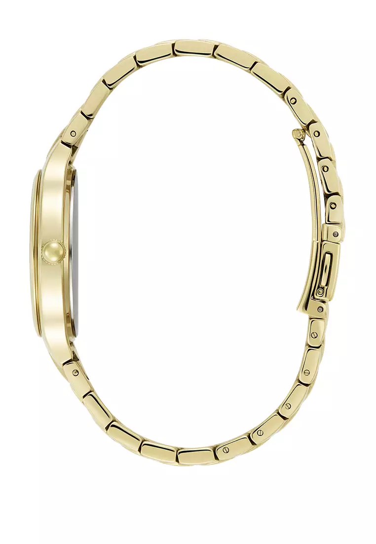 Olivia Burton Lea 34mm Lea Forest Green & Gold Bracelet Watch - 24000209