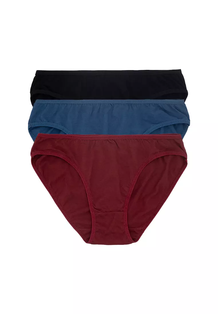 Buy Huga 3 in 1 Promo Pack Cotton Panties for Women 2024 Online