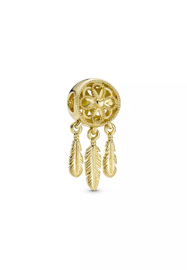 Buy PANDORA Pandora 14K GoldPlated Spiritual Dream Catcher Charm