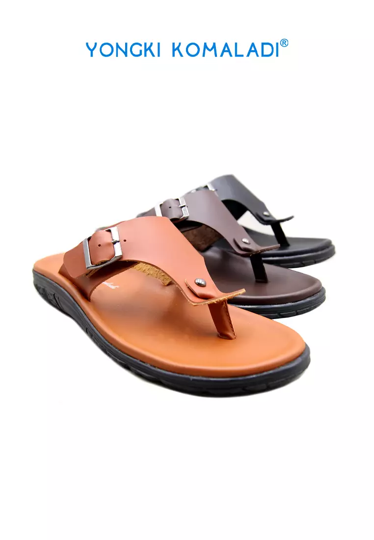 [ ORIGINAL ] YONGKI KOMALADI SANDAL OL-ESRF474-23 TAN