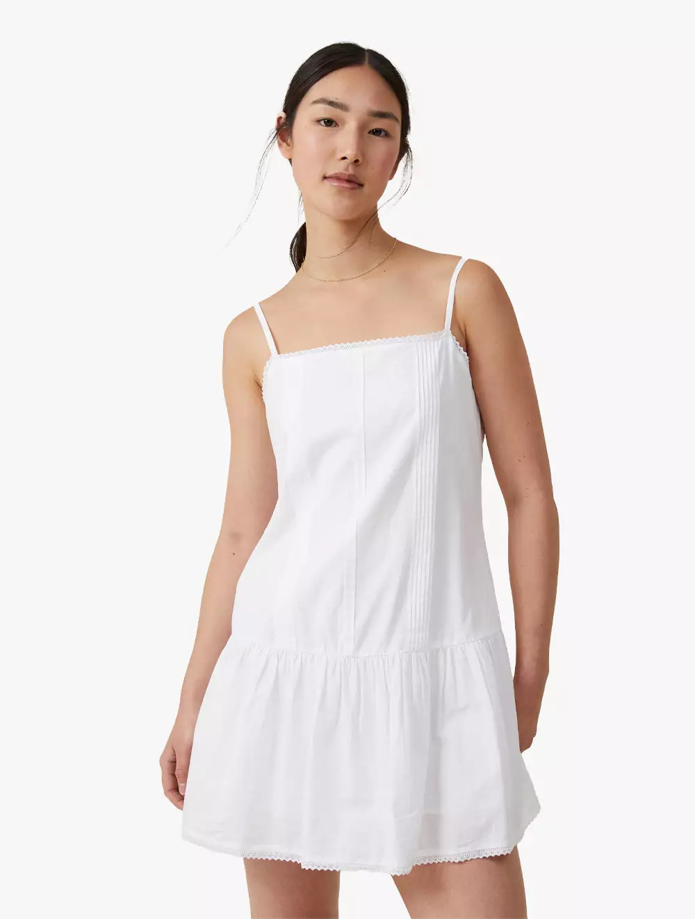 dress white mini