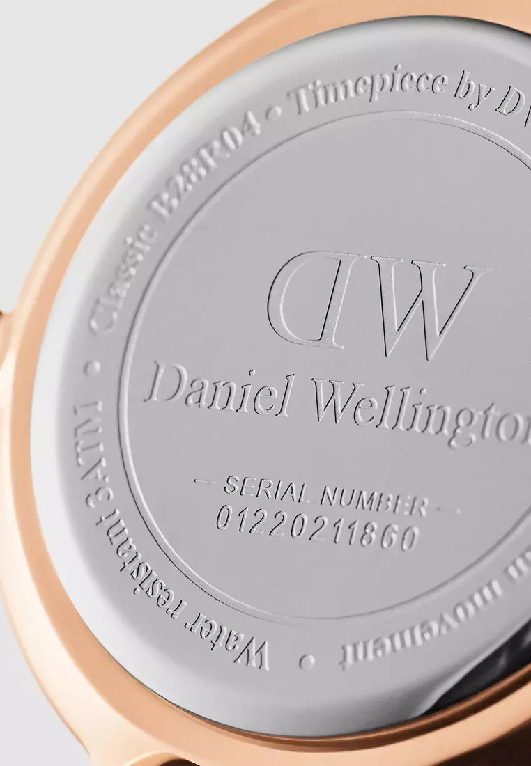 Petite Dover 28mm Watch White dial Nato strap Rose Gold Female watch Ladies watch Watch for women DW