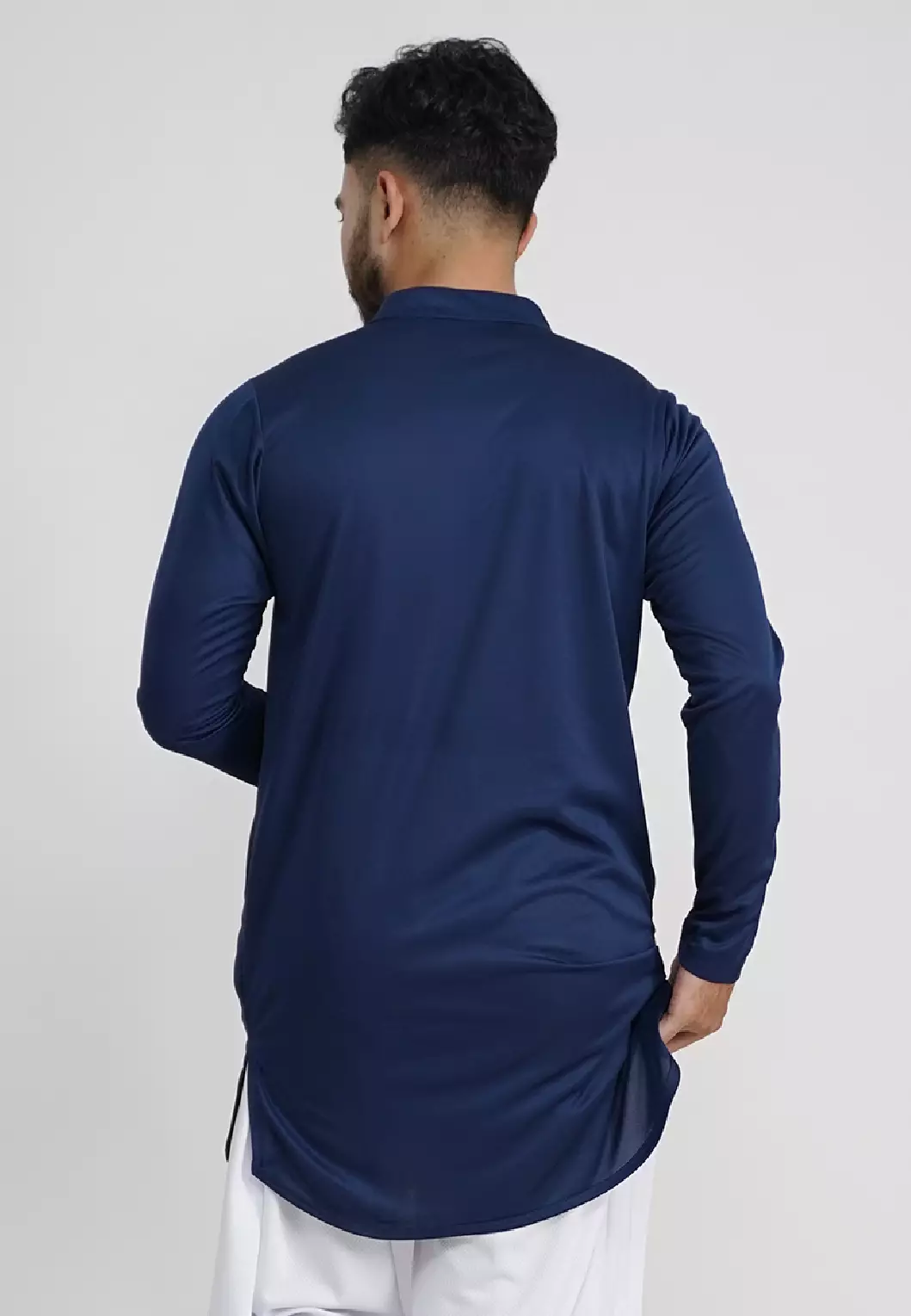 Tiento Nizam Baju Koko 3in1 Kurta Pria Dewasa Muslim Kerah Ciangi Casual Kerja Dry Fit Olahraga Ibadah Salat Lengan Panjang Ramadhan