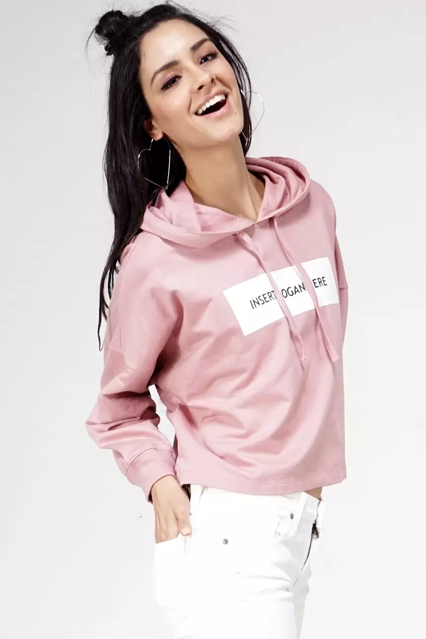 Sweater Wanita Ivory Pink