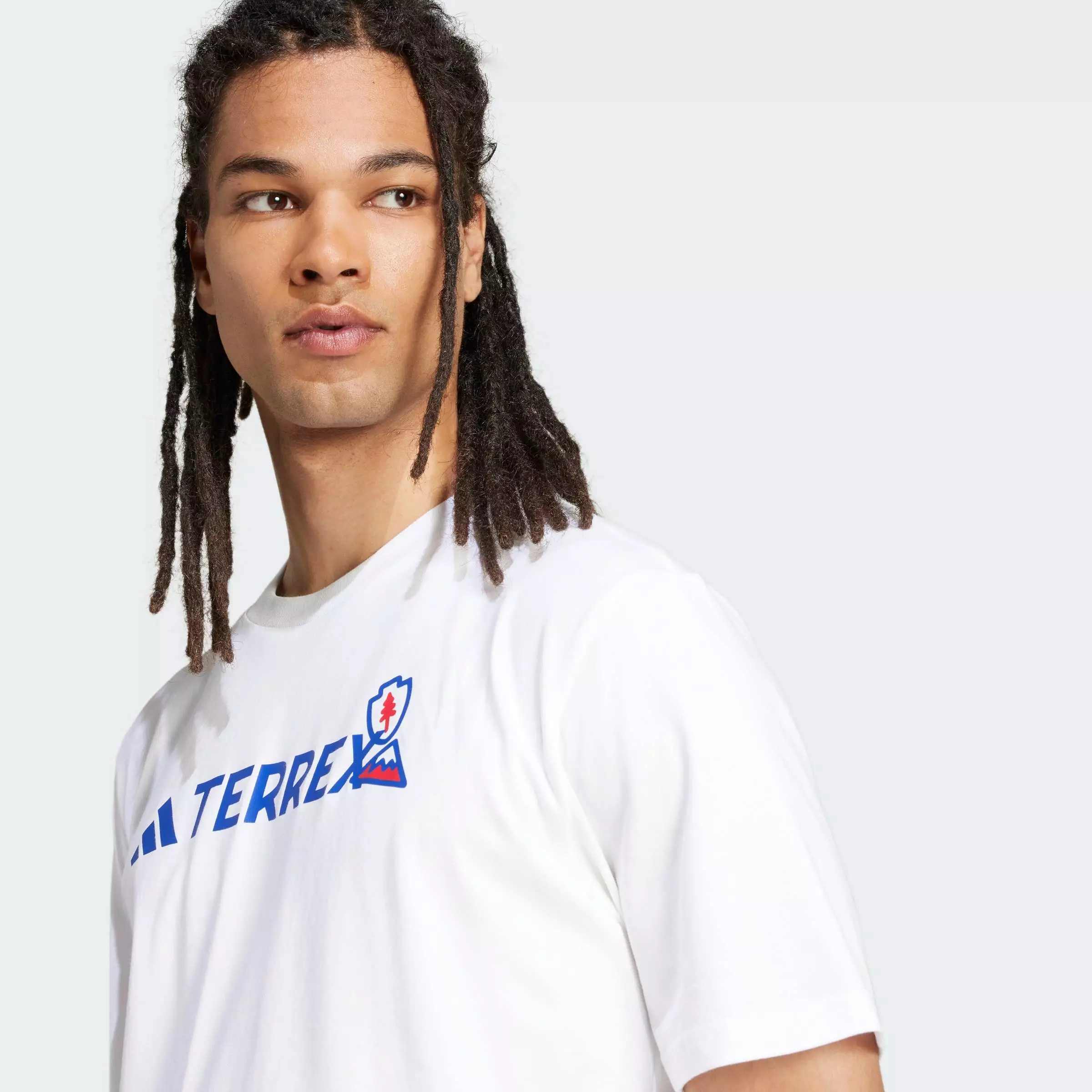 Hiking Terrex Graphic Tee Men White JI9164