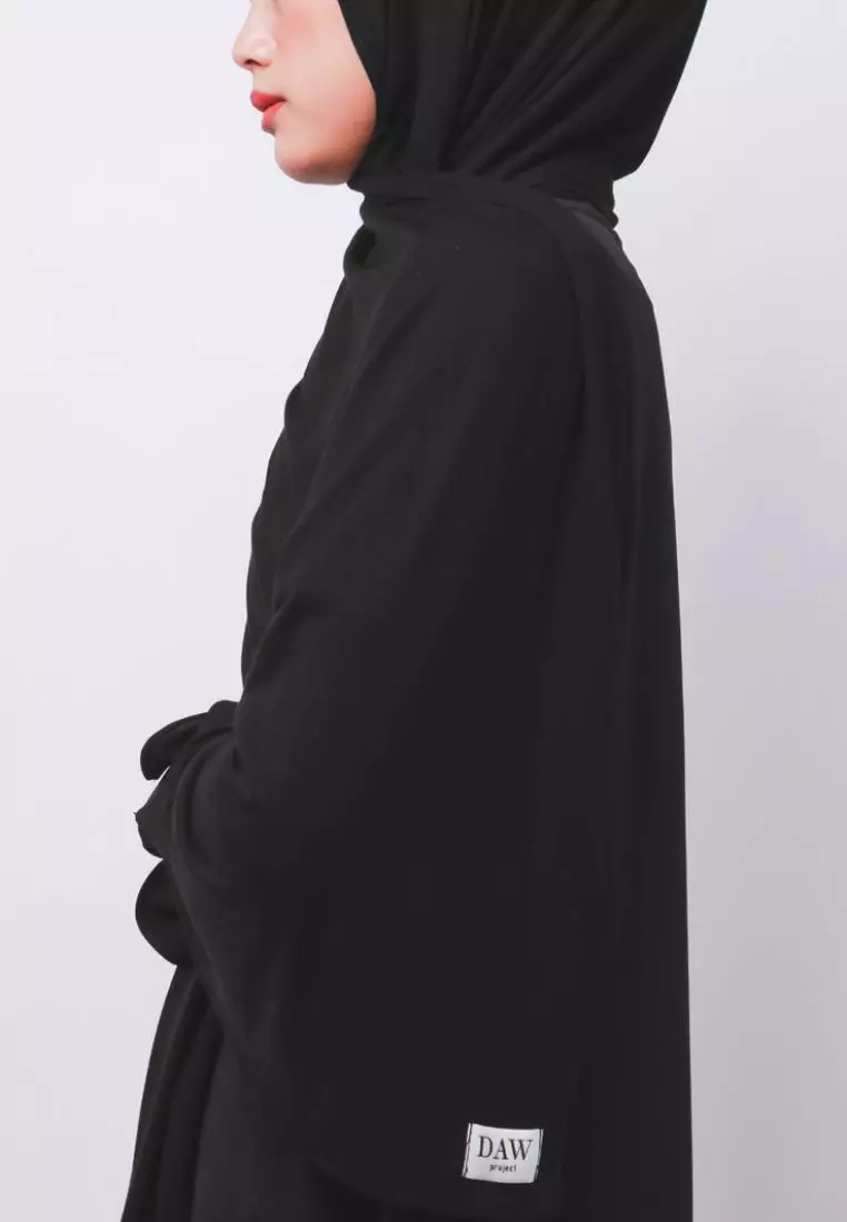 DH038 Pashmina Instan Black