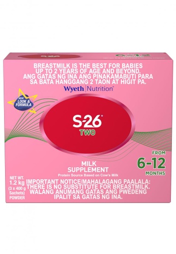 Buy S 26 Two Wyeth S 26 Two Milk Supplement For 6 12 Months 1 2kg Box 2021 Online Zalora Philippines