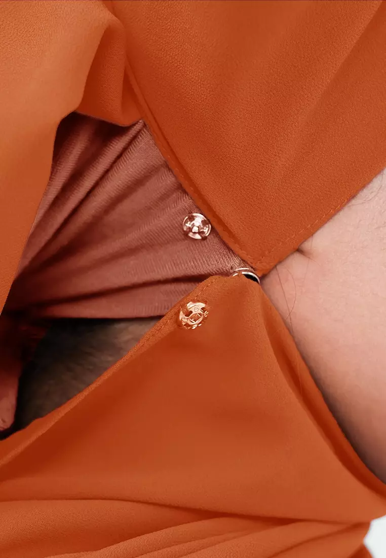 HIJAB INSTAN ELENA - DUSTY BRICK