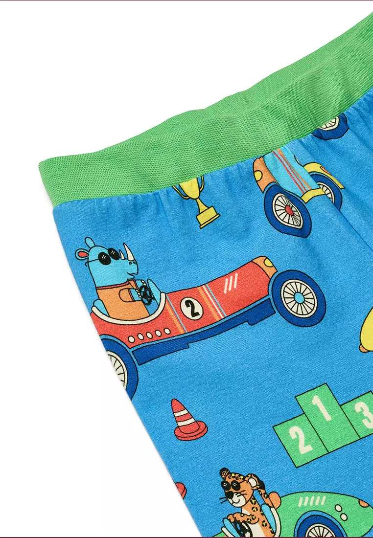 Nightwear set with race cars
