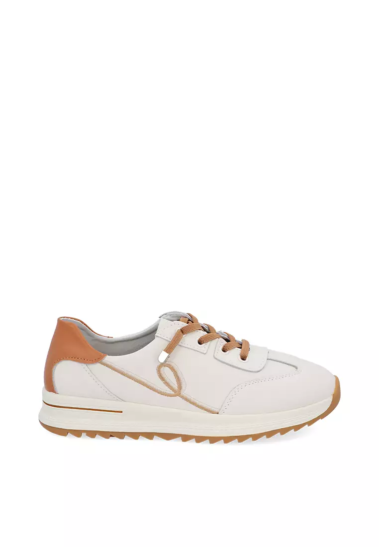 Discount on Carlo Rino  shoes - SKU: Dark Beige CR "The Cursive" Street Sneakers