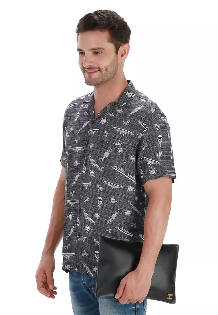 Quenty Sleeve Case Unisex Large Storage Design Elegan Vertical 11 Inch Material Leather ORIGINAL - Black