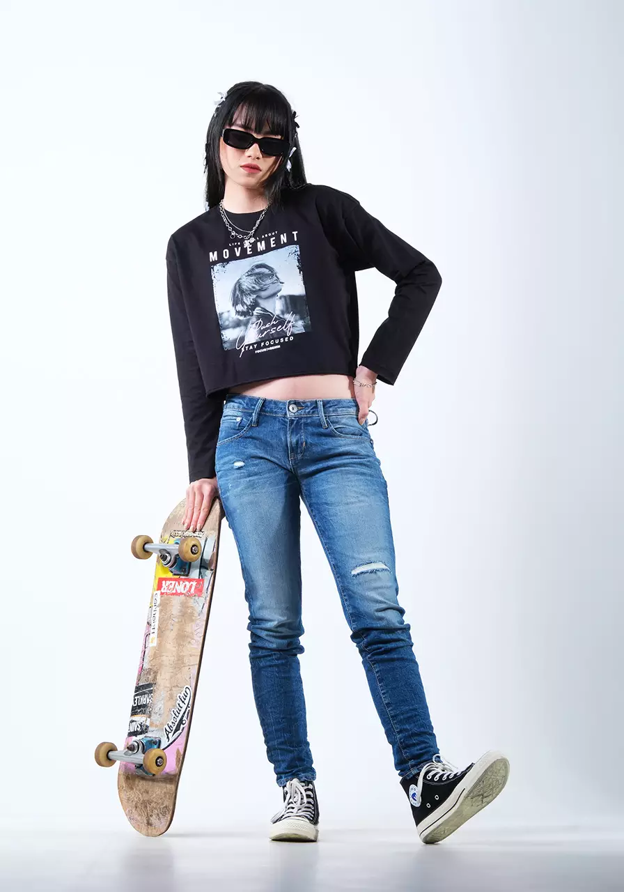 Celana Panjang Jeans Wanita Skinny A5 Series Light Blue