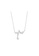 ZITIQUE silver Women's Diamond Embedded Vital Sign with a Hollowed Heart Necklace - Silver 47493AC9E1F927GS_1
