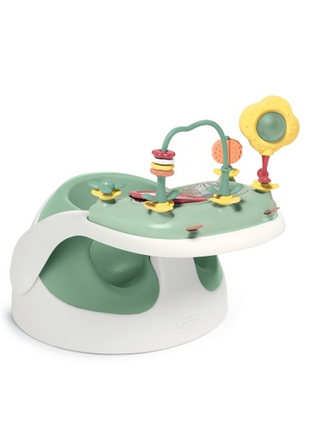 Mamas and Papas grey Baby Snug Floor Seat with Activity Tray - Pebble 68F65ES308A7C9GS_1