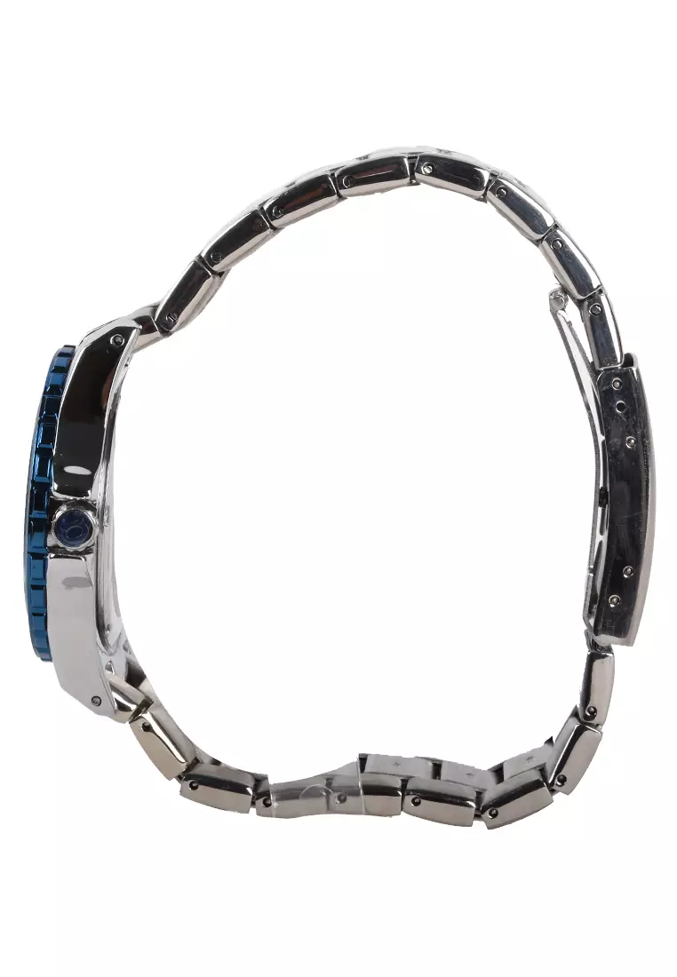 Alfa - Jam Tangan Wanita - Silver Black - Stainless Steel Bracelet - 99109L-A