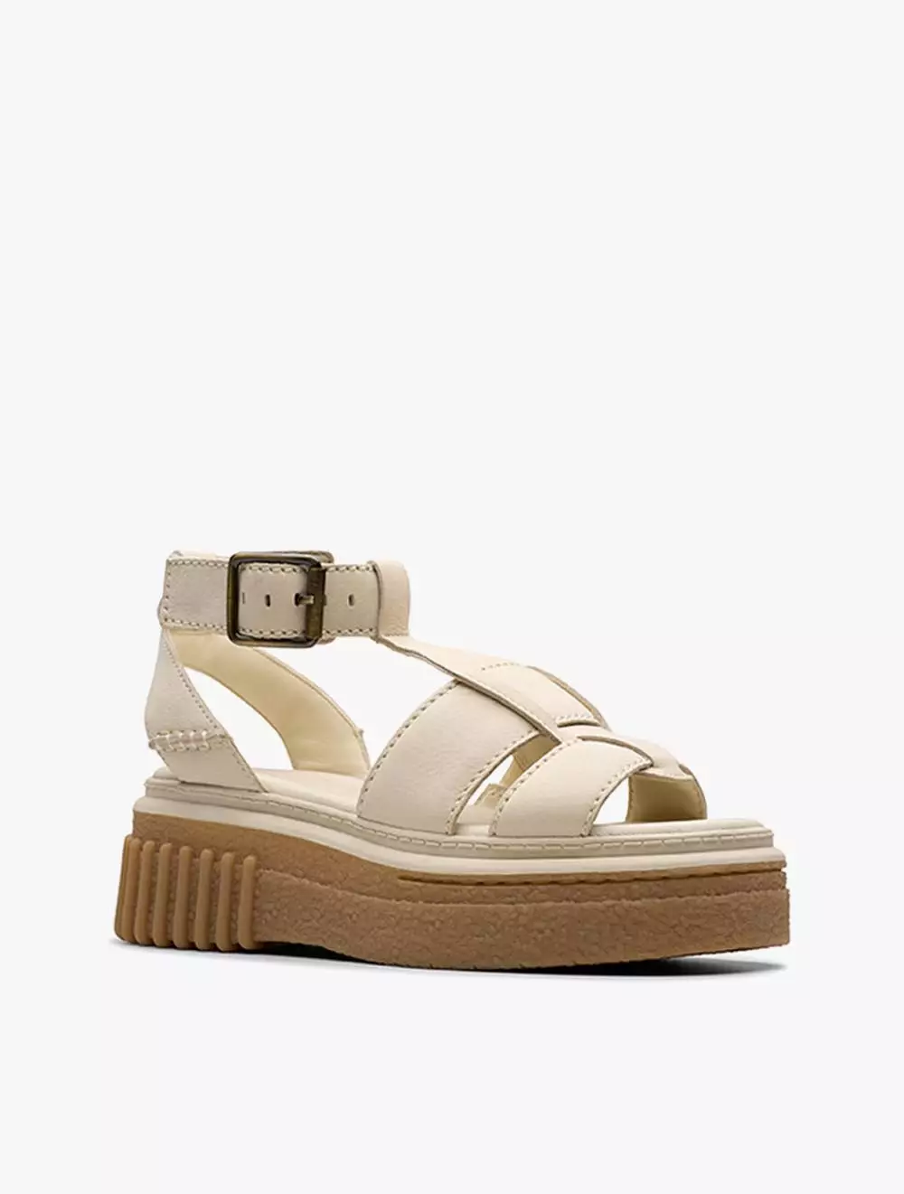 Clarks Evamar Sun Cream Leather